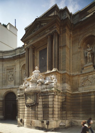 Fontaine des Quatre Saisons, partie centrale montrant les figures de la ville de Paris, la Seine et la Marne, Rue de Grenelle, Paris - Unbekannt Unbekannt